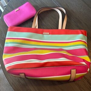 Super cute Kate Spade wallet and tote